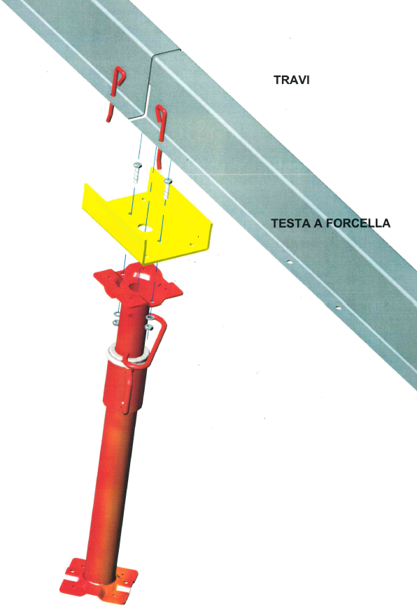 puntello fai da te, colonna montante paranco montacarichi a bandiera - Fai  da te & OffGrid